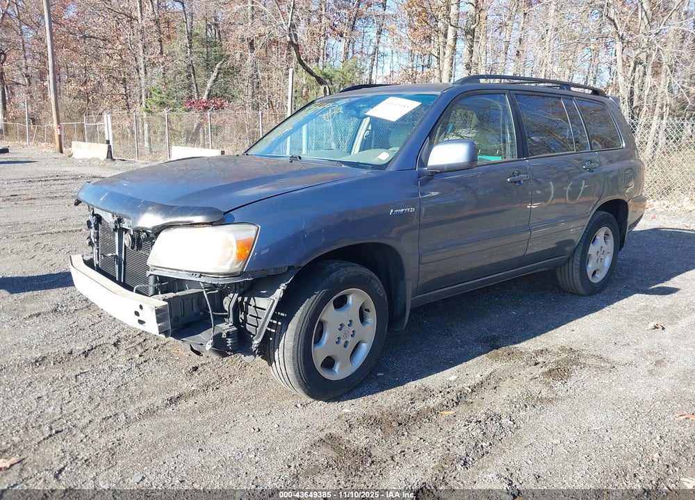 2005 TOYOTA HIGHLANDER LIMITED VIN: JTEEP21A150088418