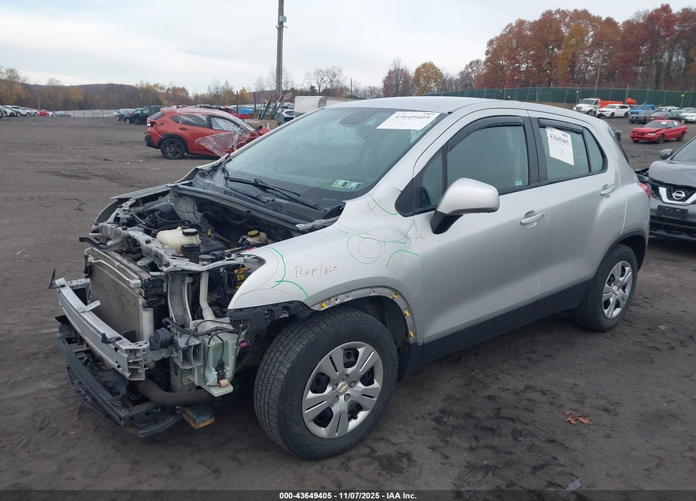 2015 CHEVROLET TRAX 1LS VIN: KL7CJKSB4FB128501