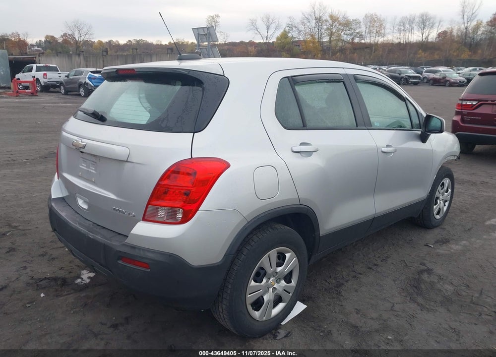 2015 CHEVROLET TRAX 1LS VIN: KL7CJKSB4FB128501