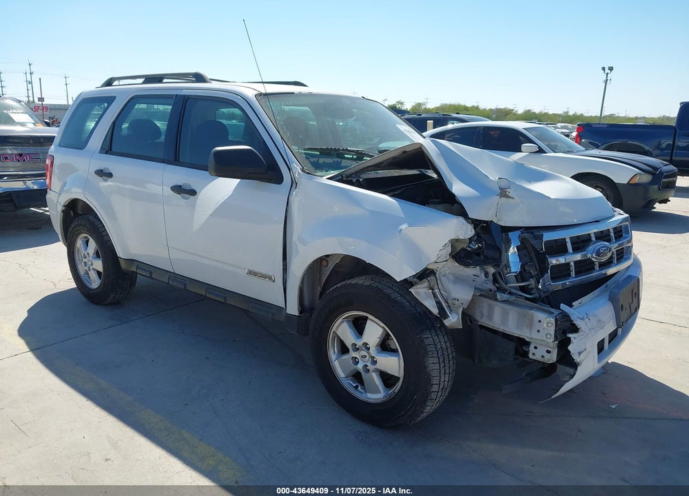 2008 FORD ESCAPE XLS/XLS MANUAL VIN: 1FMCU02Z78KC83781