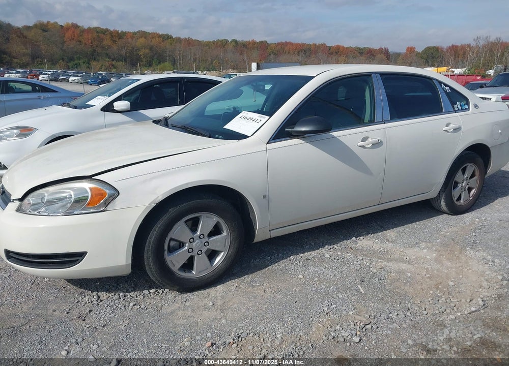 2008 CHEVROLET IMPALA VIN: 2G1WT55K381216555