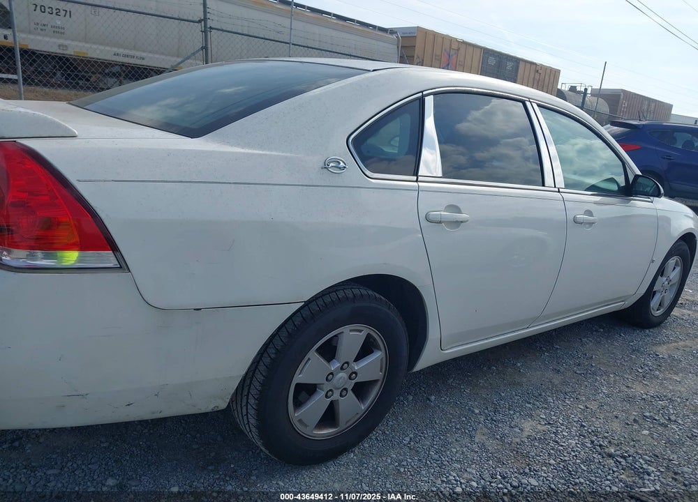 2008 CHEVROLET IMPALA VIN: 2G1WT55K381216555