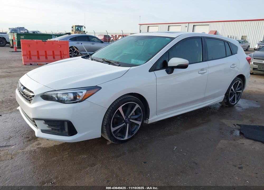 2022 SUBARU IMPREZA SPORT 5-DOOR VIN: 4S3GTAM6XN3703167