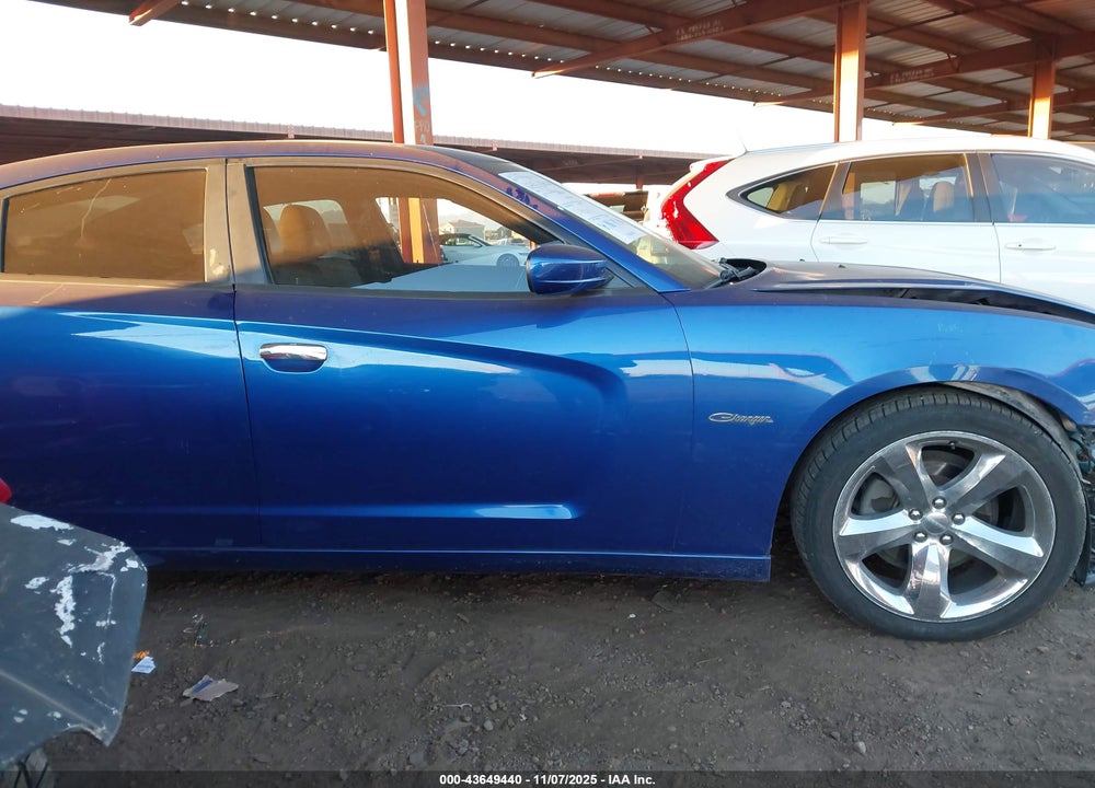 2012 DODGE CHARGER SXT VIN: 2C3CDXHG7CH244437