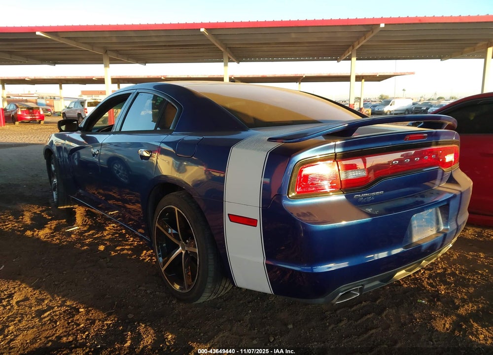 2012 DODGE CHARGER SXT VIN: 2C3CDXHG7CH244437