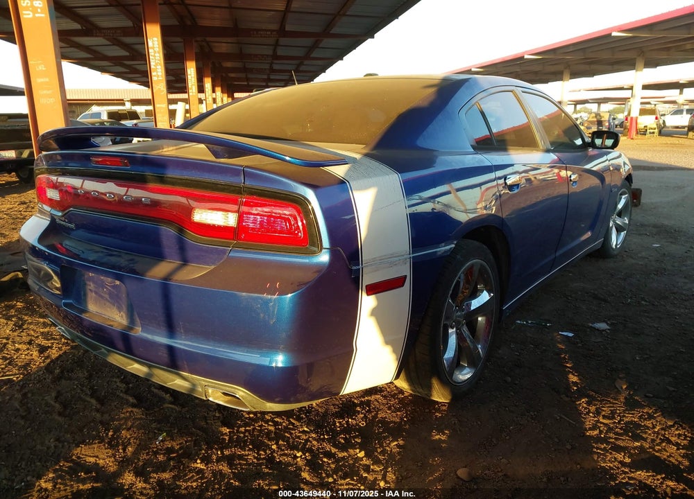 2012 DODGE CHARGER SXT VIN: 2C3CDXHG7CH244437