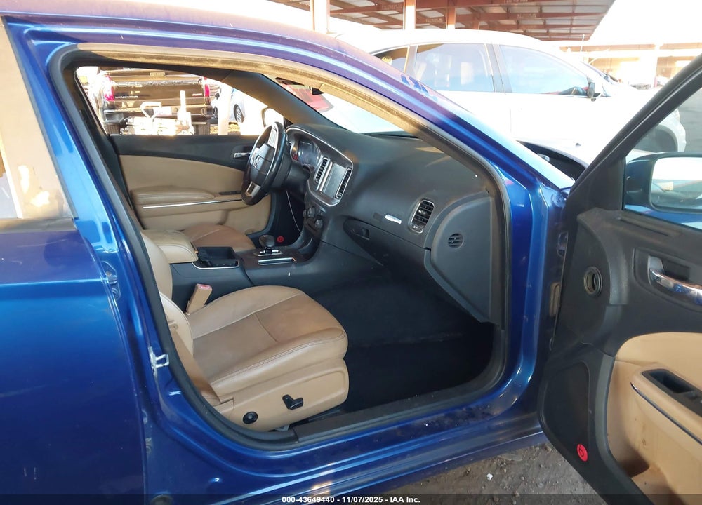 2012 DODGE CHARGER SXT VIN: 2C3CDXHG7CH244437
