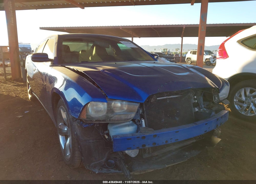 2012 DODGE CHARGER SXT VIN: 2C3CDXHG7CH244437