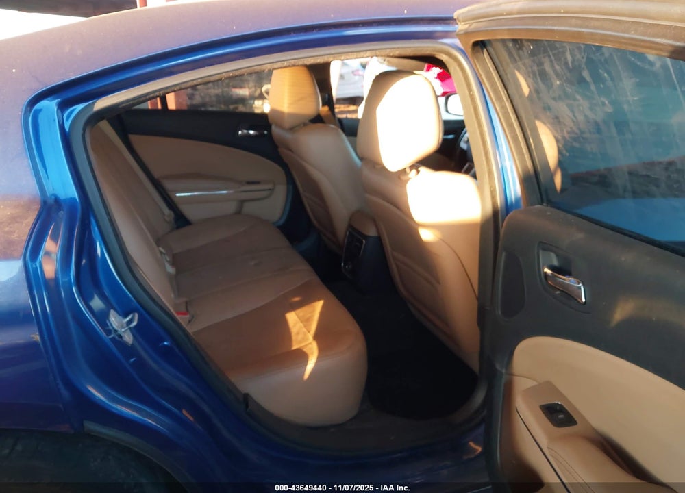 2012 DODGE CHARGER SXT VIN: 2C3CDXHG7CH244437