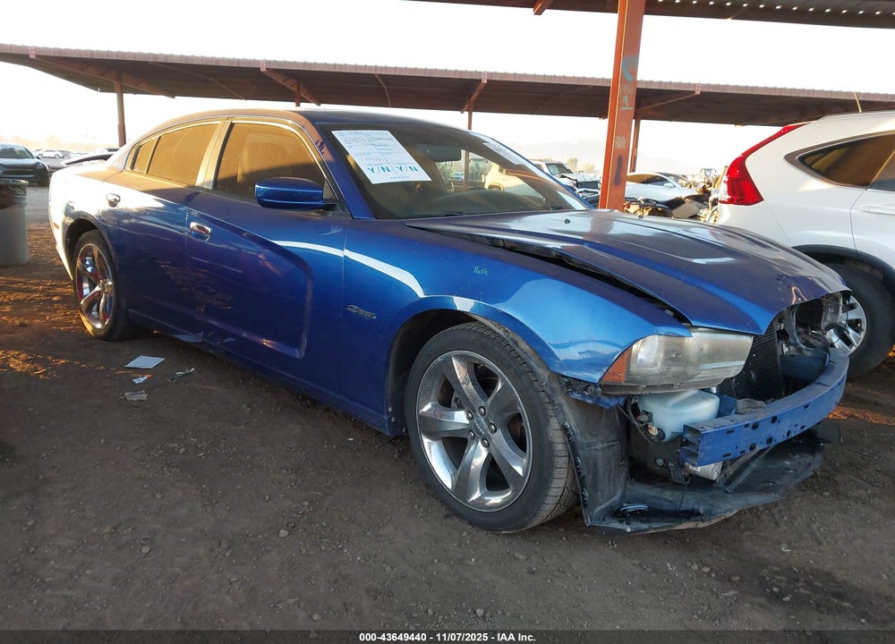 2012 DODGE CHARGER SXT VIN: 2C3CDXHG7CH244437