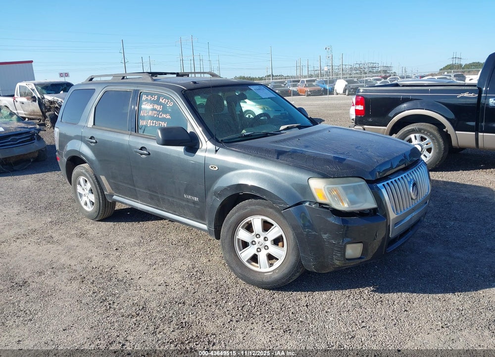 2008 MERCURY MARINER V6 VIN: 4M2CU81118KJ31794