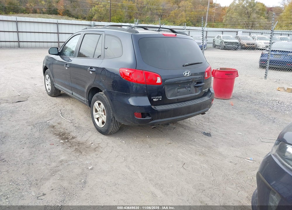 2009 HYUNDAI SANTA FE GLS VIN: 5NMSG73D49H238555