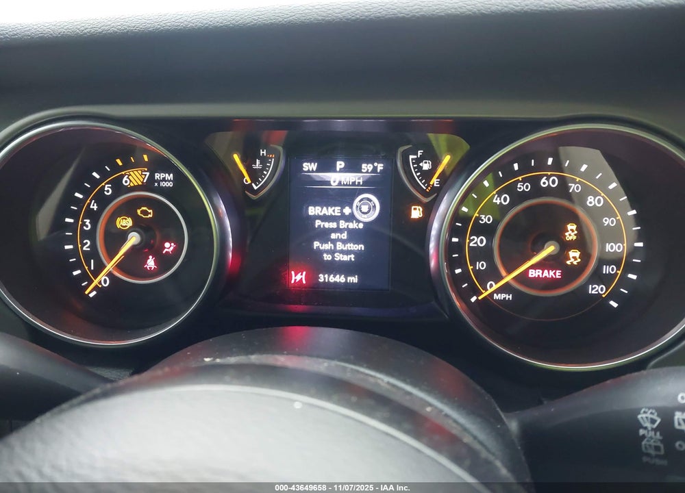 2020 JEEP WRANGLER / VIN: 1C4GJXAN6LW204897