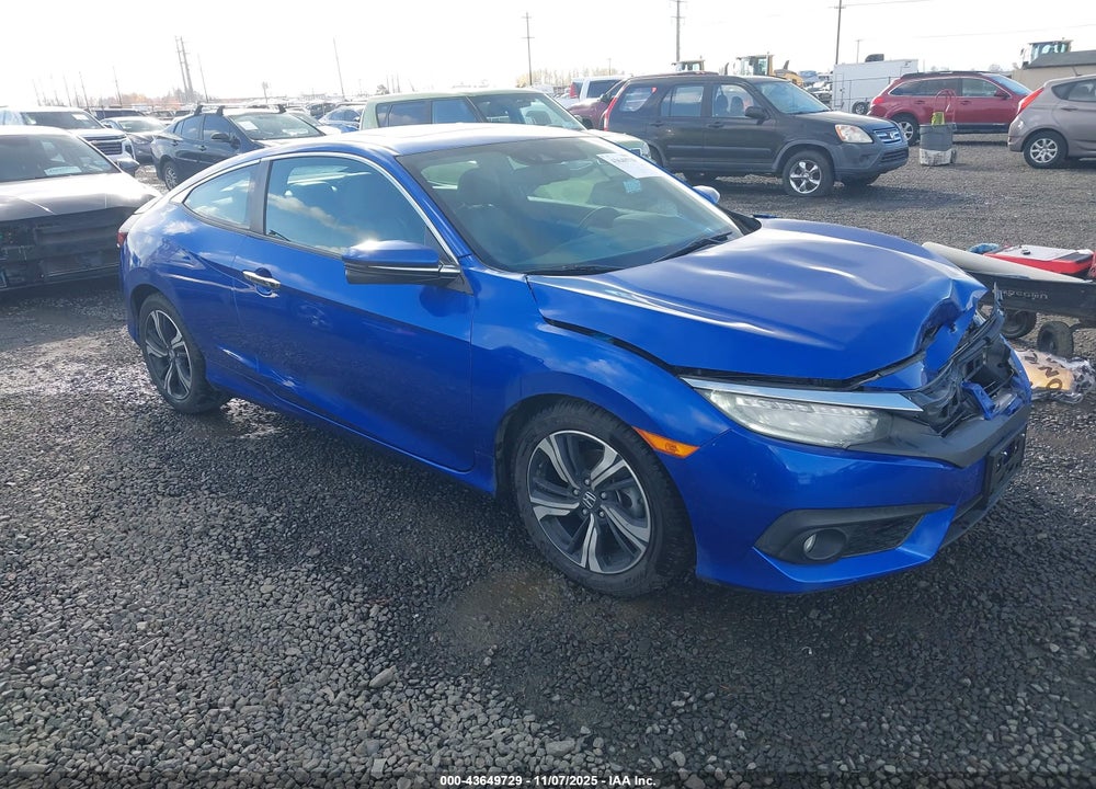 2016 HONDA CIVIC TOURING VIN: 2HGFC3B92GH355984
