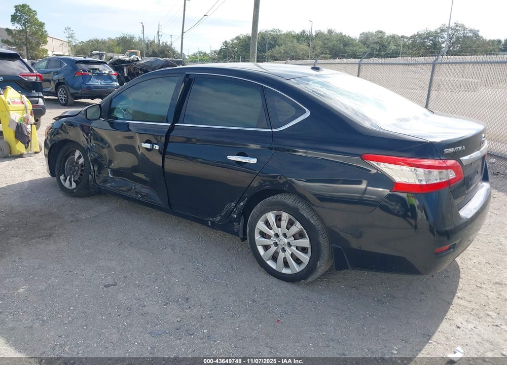2015 NISSAN SENTRA SV VIN: 3N1AB7AP5FL694850
