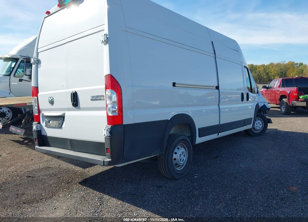2023 RAM PROMASTER 3500 CARGO VAN SUPER HIGH ROOF 159 WB EXT VIN: 3C6MRVZG8PE587156