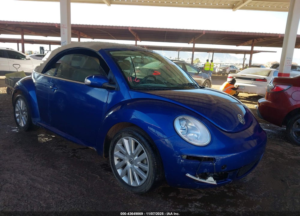 2008 VOLKSWAGEN NEW BEETLE SE VIN: 3VWRF31Y58M412254