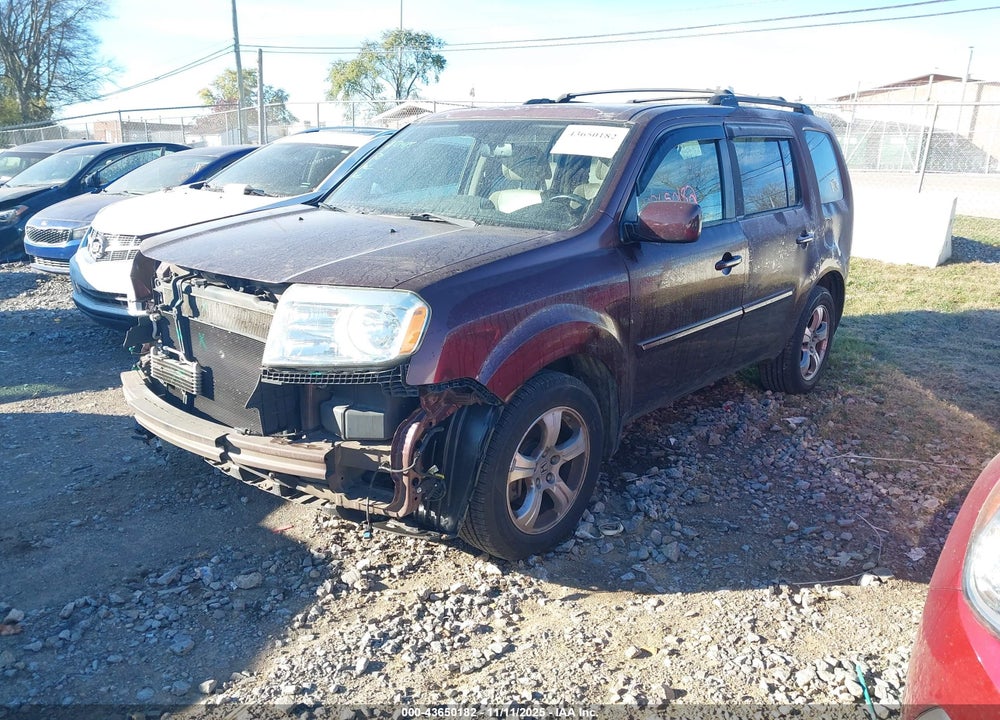 2013 HONDA PILOT EX-L VIN: 5FNYF4H64DB083831