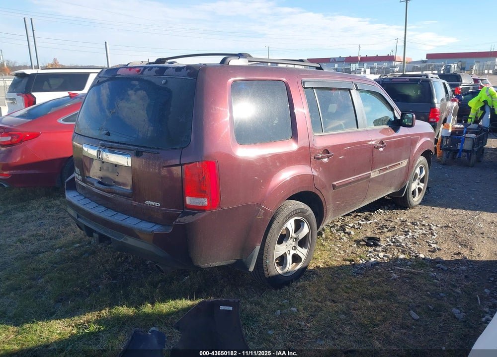 2013 HONDA PILOT EX-L VIN: 5FNYF4H64DB083831