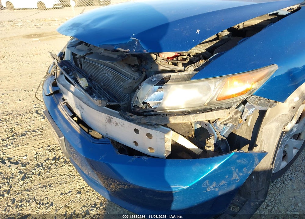 2012 HONDA CIVIC VIN: 2HGFB2F57CH531264