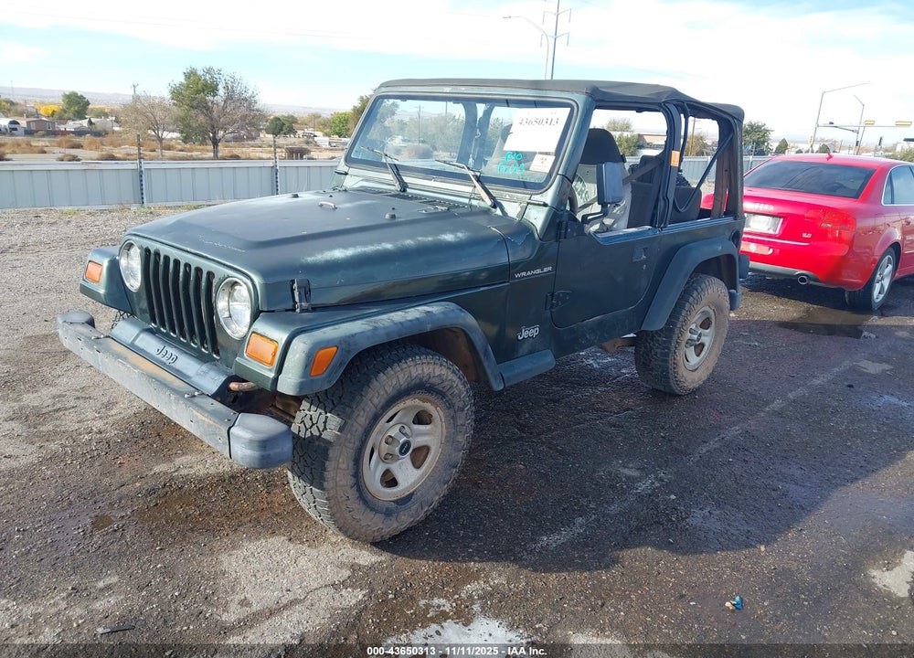 1997 JEEP WRANGLER SE VIN: 1J4FY29P5VP418724