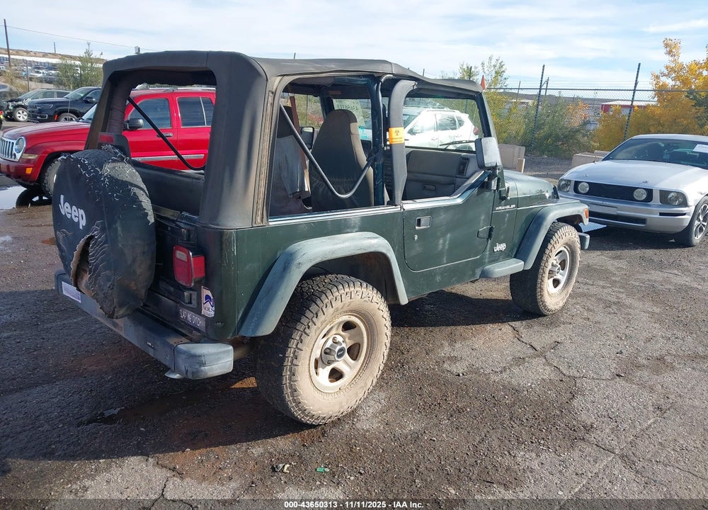 1997 JEEP WRANGLER SE VIN: 1J4FY29P5VP418724