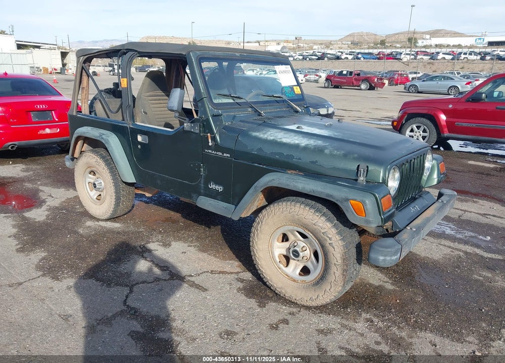 1997 JEEP WRANGLER SE VIN: 1J4FY29P5VP418724