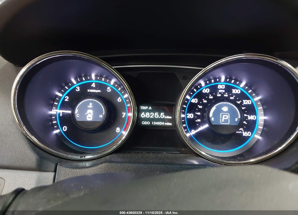 2013 HYUNDAI SONATA GLS VIN: 5NPEB4AC4DH584492