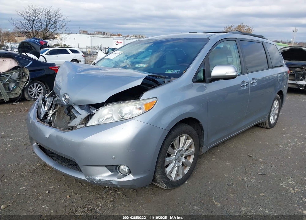2014 TOYOTA SIENNA LIMITED 7 PASSENGER VIN: 5TDDK3DC0ES093771
