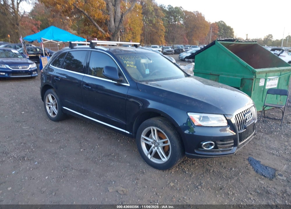 2013 AUDI Q5 2.0T PREMIUM VIN: WA1LFAFP6DA072577