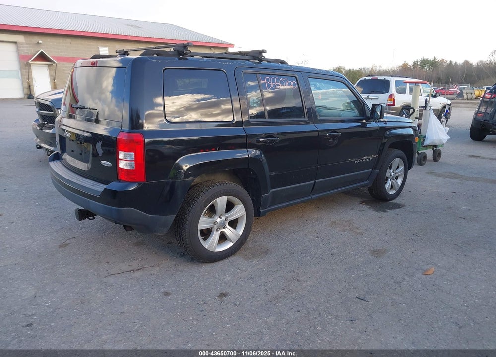 2012 JEEP PATRIOT VIN: 1C4NJRFB5CD705941