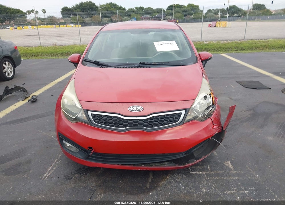 2013 KIA RIO EX VIN: KNADN4A35D6117219