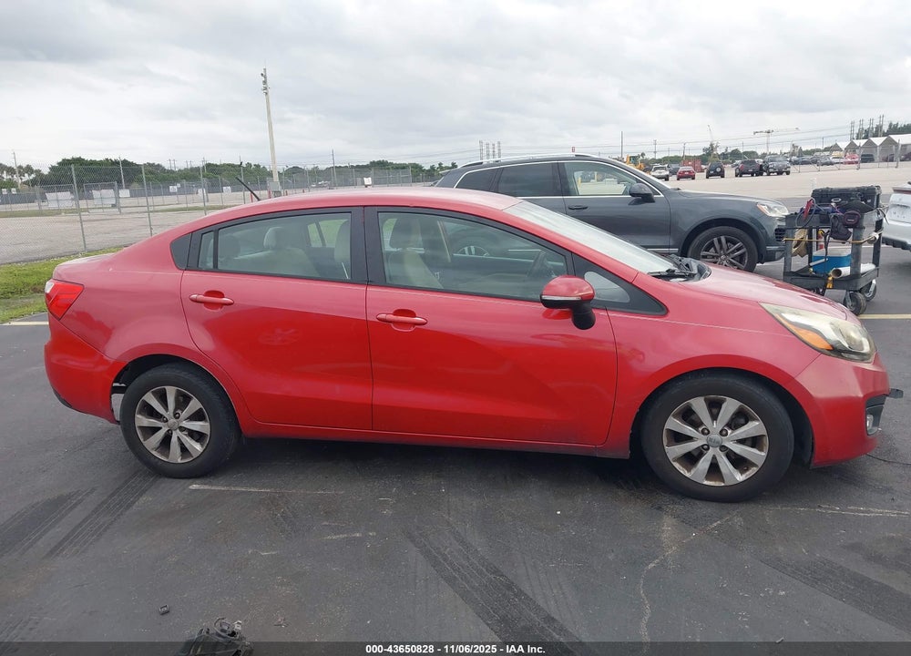 2013 KIA RIO EX VIN: KNADN4A35D6117219