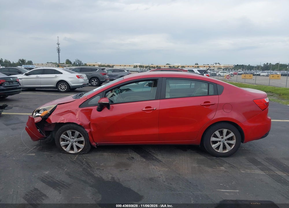 2013 KIA RIO EX VIN: KNADN4A35D6117219