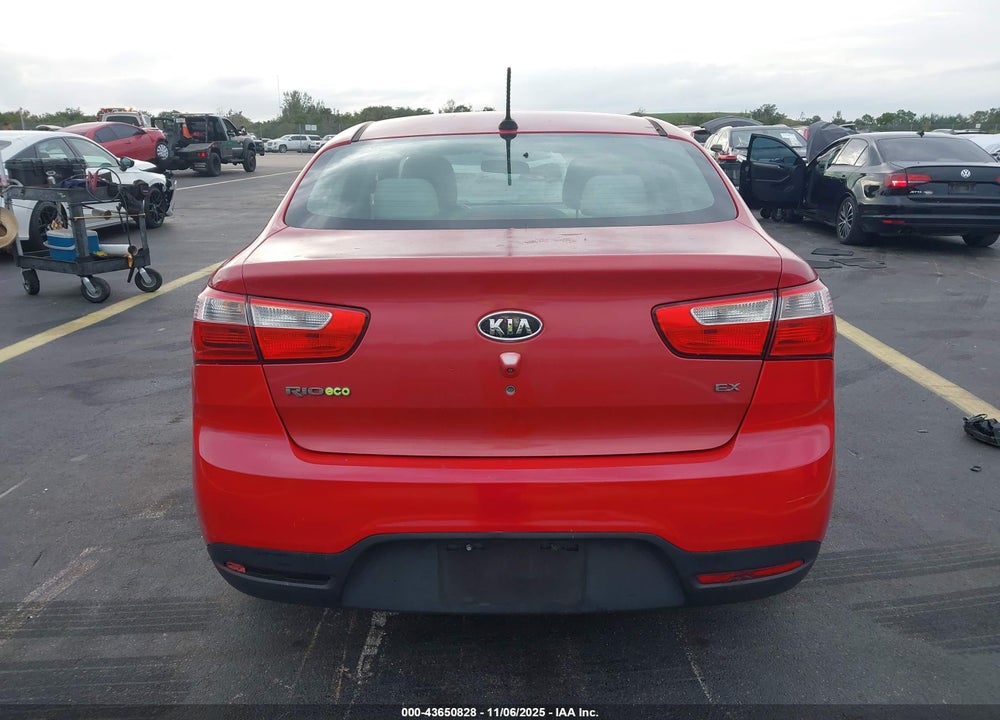 2013 KIA RIO EX VIN: KNADN4A35D6117219
