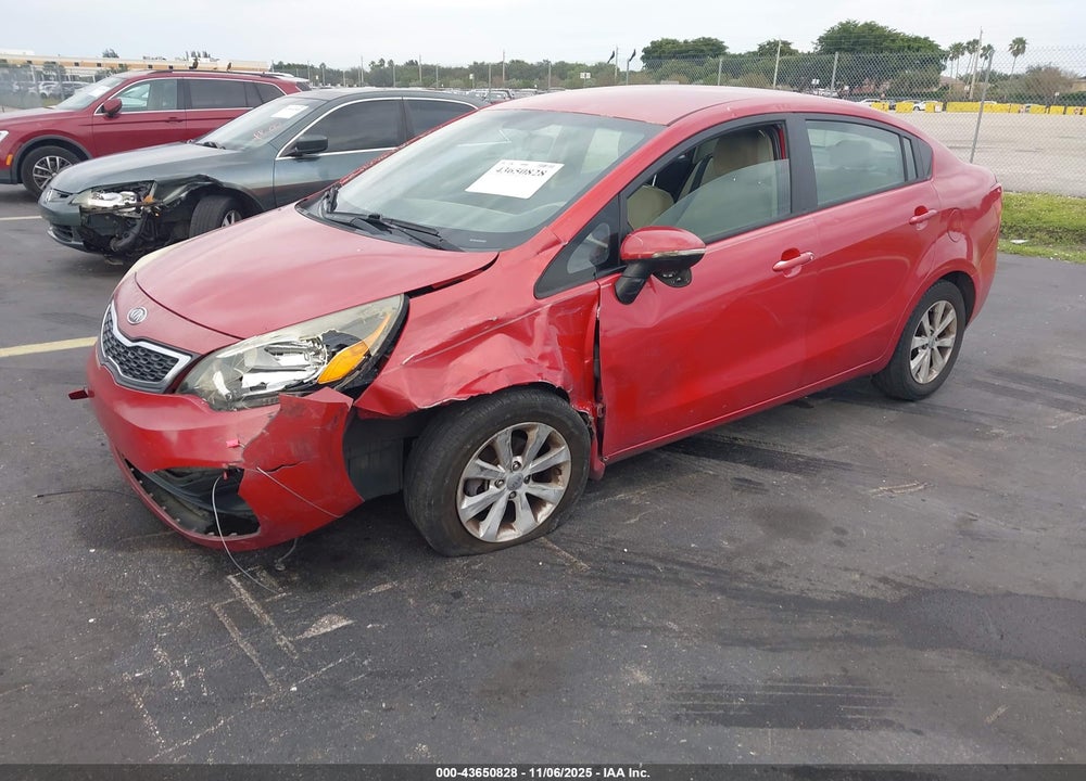 2013 KIA RIO EX VIN: KNADN4A35D6117219