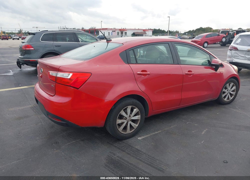 2013 KIA RIO EX VIN: KNADN4A35D6117219