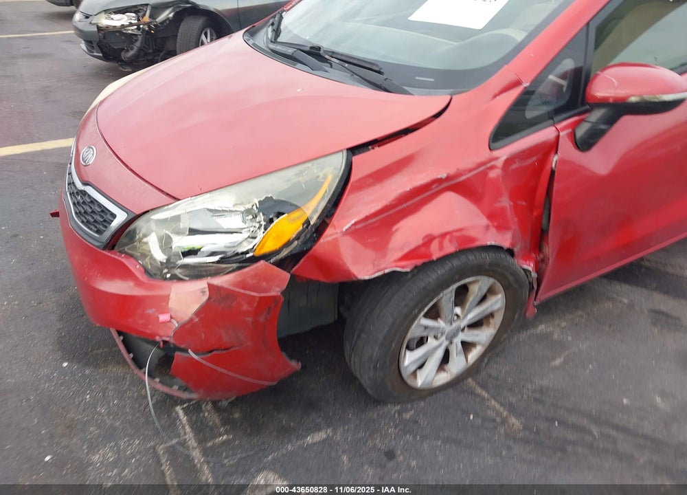 2013 KIA RIO EX VIN: KNADN4A35D6117219