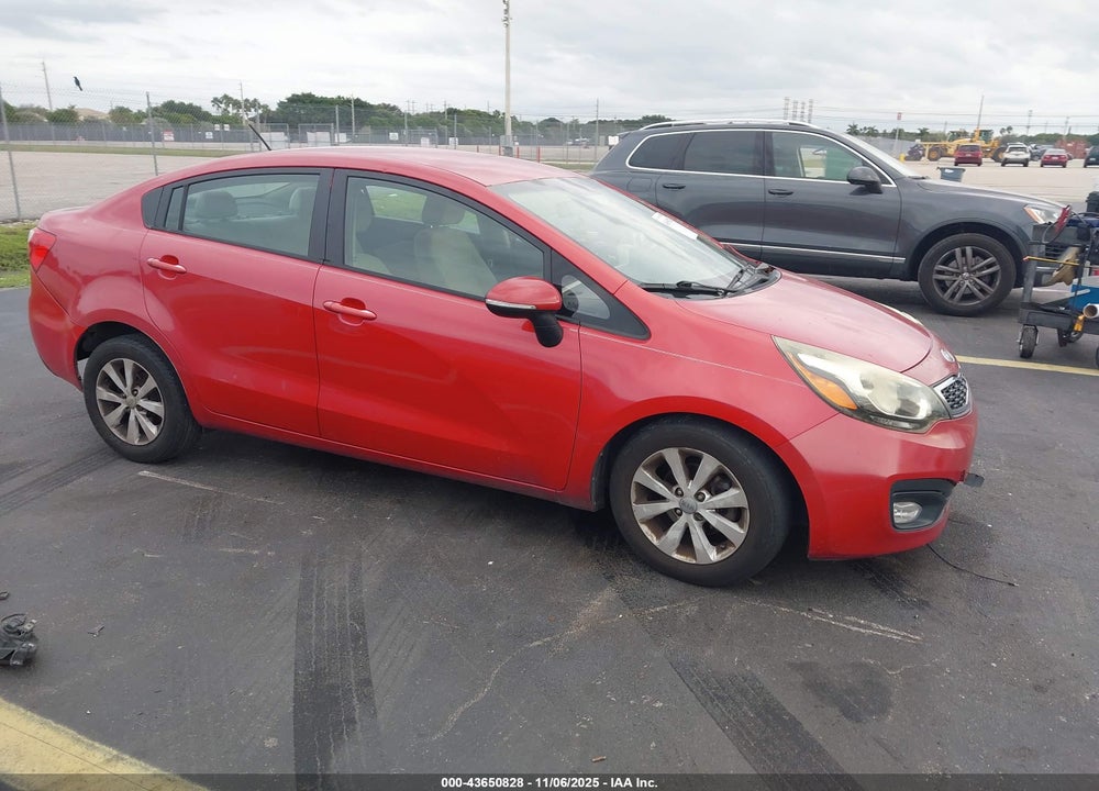 2013 KIA RIO EX VIN: KNADN4A35D6117219