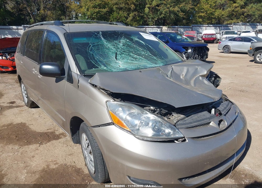 2007 TOYOTA SIENNA CE VIN: 5TDZK23C57S087517
