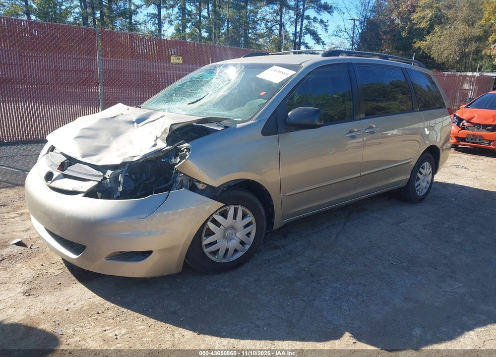 2007 TOYOTA SIENNA CE VIN: 5TDZK23C57S087517