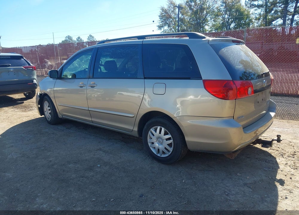 2007 TOYOTA SIENNA CE VIN: 5TDZK23C57S087517