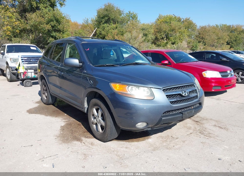 2007 HYUNDAI SANTA FE GLS VIN: 5NMSG13D57H054641
