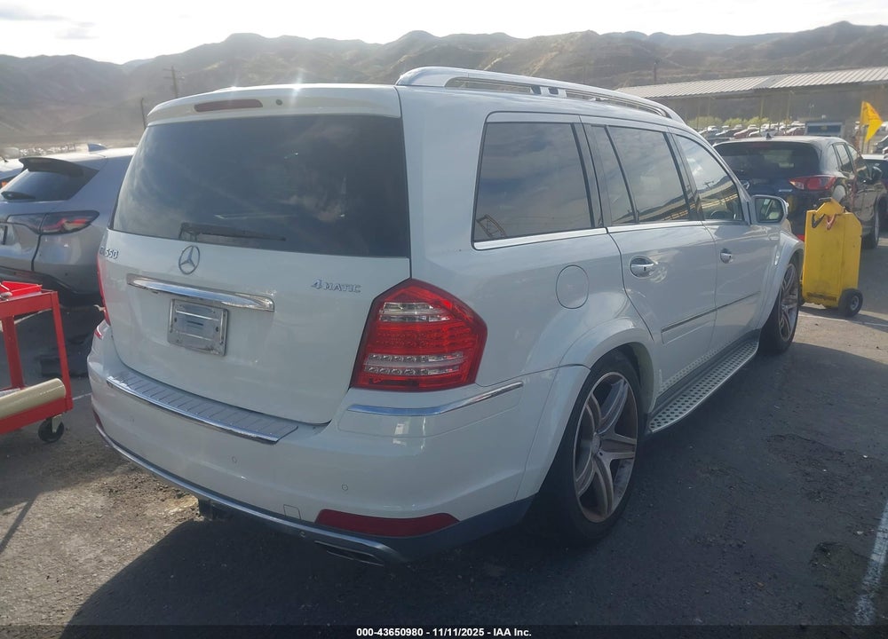 2010 MERCEDES-BENZ GL 550 4MATIC VIN: 4JGBF8GE2AA552873