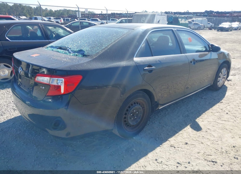 2012 TOYOTA CAMRY LE VIN: 4T4BF1FK0CR206343