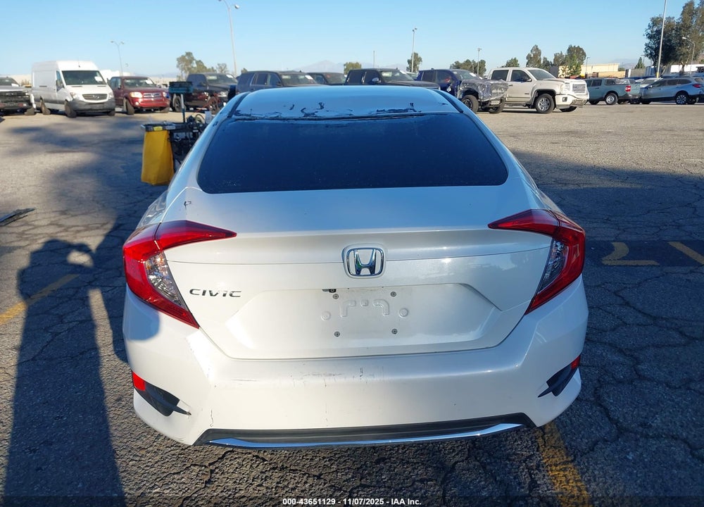 2019 HONDA CIVIC LX VIN: 19XFC2F61KE203367
