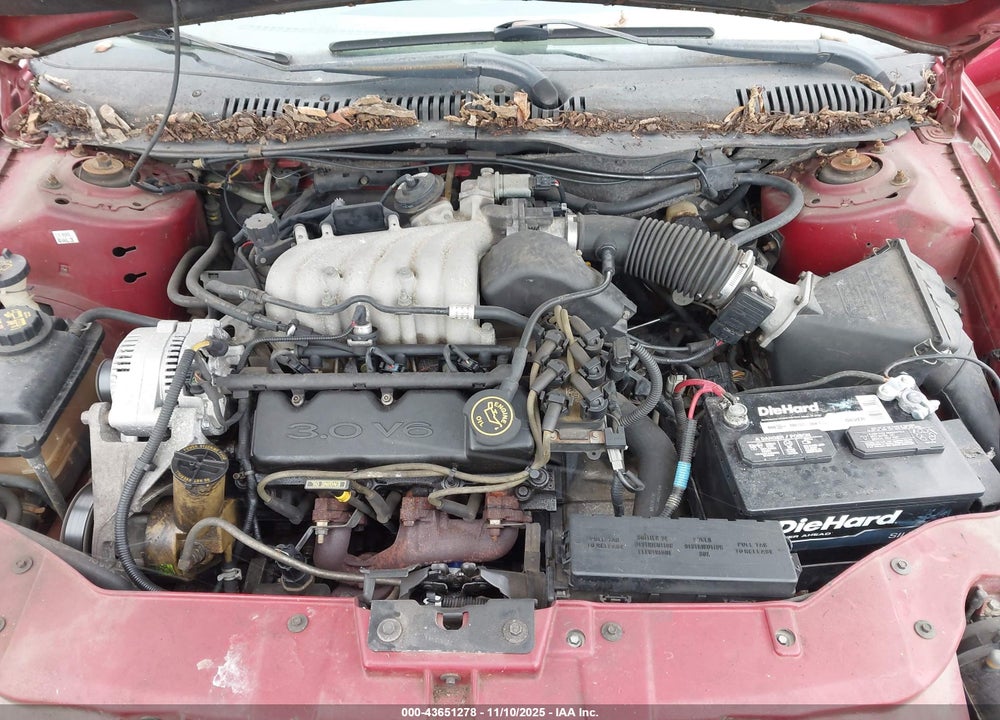 1999 FORD TAURUS VIN: 1FAFP58U8XA258562