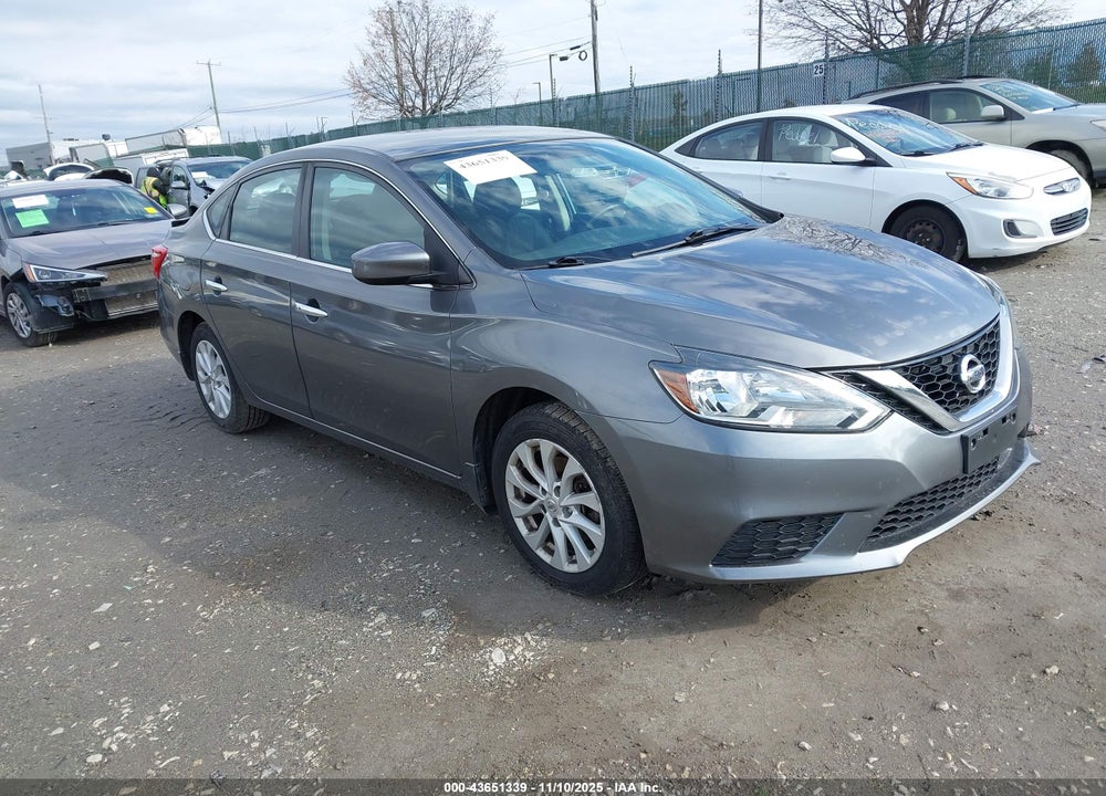 2018 NISSAN SENTRA SV VIN: 3N1AB7AP8JY296625