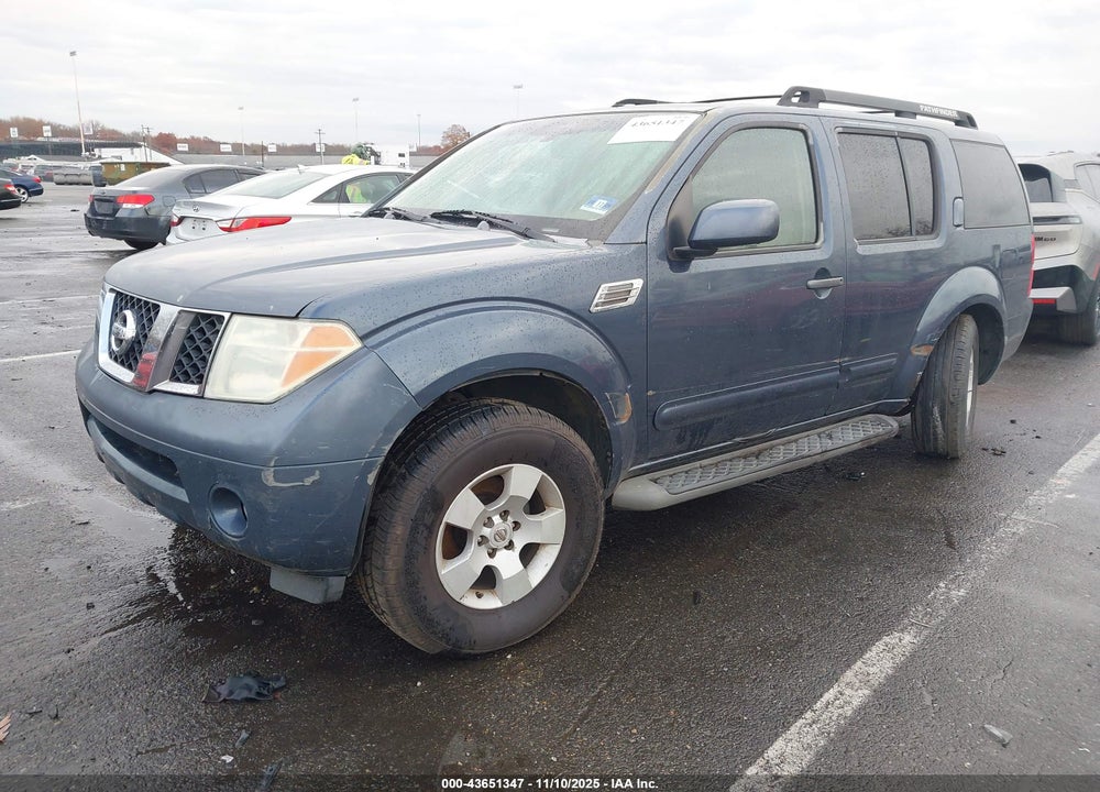 2006 NISSAN PATHFINDER SE VIN: 5N1AR18WX6C626604
