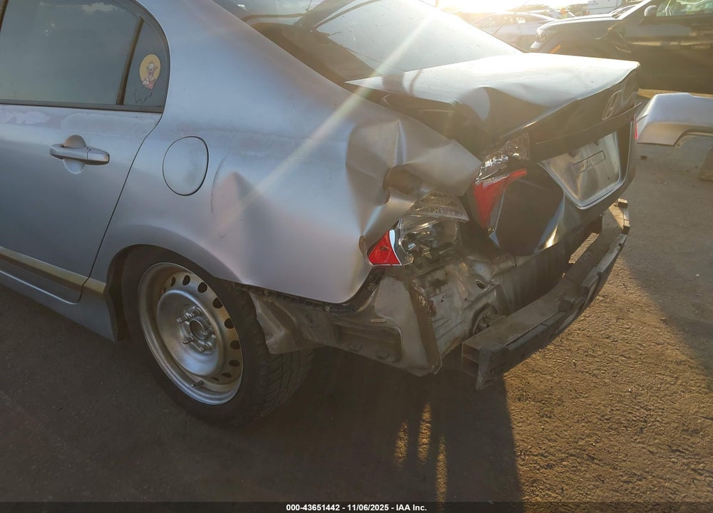 2006 HONDA CIVIC LX VIN: 2HGFA16596H518856